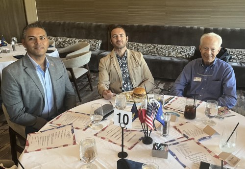 Councilman Steve Sanchez cwo2 bryan equez maj pete fleury
